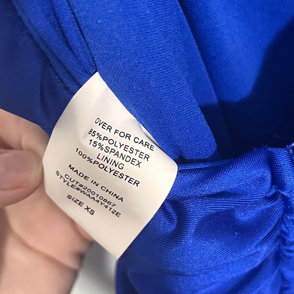 Windsor Martha Formal Satin Mermaid Long Dress /Size XS - Picture 10 of 10